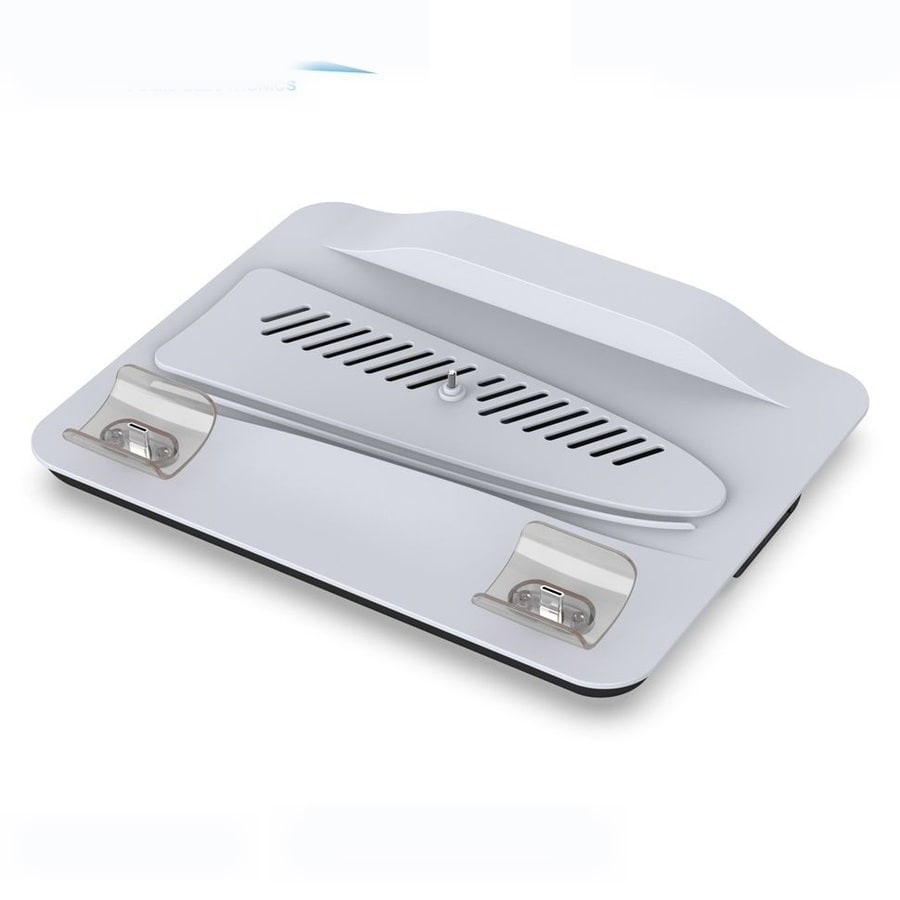 PS5 Cooling Stand with Blue Light Controller Charging Dock sanitized image 5